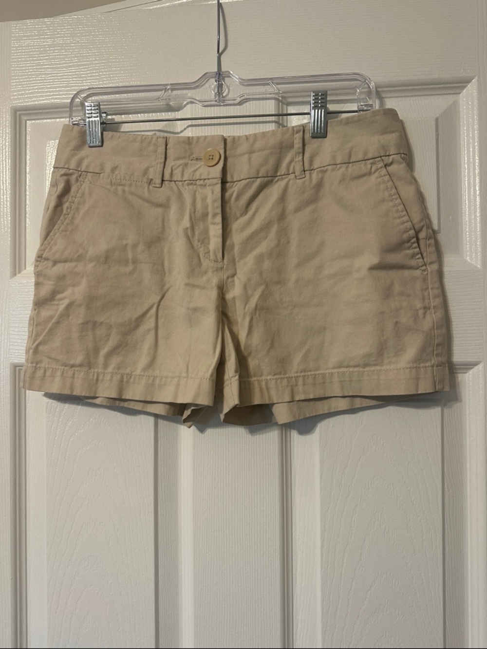Ann Taylor Beige Classic Chino Shorts